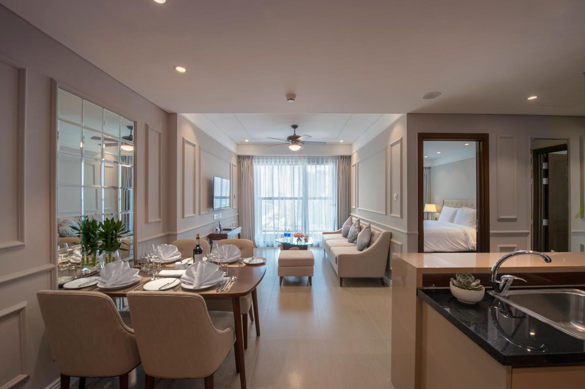 דה נאנג Luxury Beach Condo 5-Star, Rooftop Pool מראה חיצוני תמונה